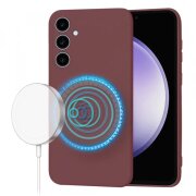 Husa MagSafe pentru Samsung Galaxy S23 FE S711, Techsuit, SoftFlex, Visinie