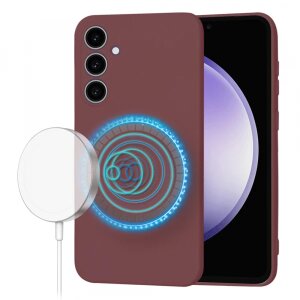 Husa MagSafe pentru Samsung Galaxy S23 FE S711, Techsuit, SoftFlex, Visinie