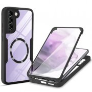 Husa MagSafe pentru Samsung Galaxy S23 S911, Techsuit, ColorVerse 360, Neagra