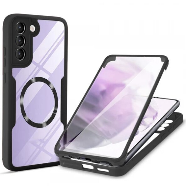 Husa MagSafe pentru Samsung Galaxy S23 S911, Techsuit, ColorVerse 360, Neagra