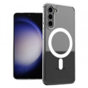 Husa MagSafe pentru Samsung Galaxy S23 S911, Techsuit, Pro, Transparenta