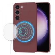 Husa MagSafe pentru Samsung Galaxy S23 S911, Techsuit, SoftFlex, Visinie