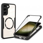 Husa MagSafe pentru Samsung Galaxy S23+ S916, Techsuit, ColorVerse 360, Neagra