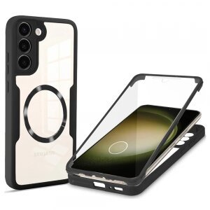 Husa MagSafe pentru Samsung Galaxy S23+ S916, Techsuit, ColorVerse 360, Neagra