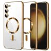 Husa MagSafe pentru Samsung Galaxy S23+ S916, Techsuit, Luxury Crystal, Aurie