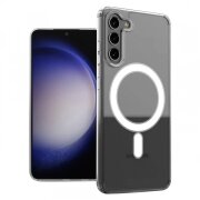 Husa MagSafe pentru Samsung Galaxy S23+ S916, Techsuit, Pro, Transparenta