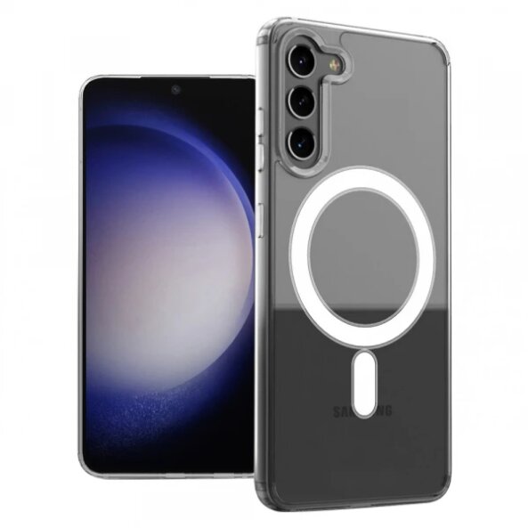 Husa MagSafe pentru Samsung Galaxy S23+ S916, Techsuit, Pro, Transparenta