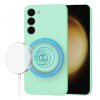 Husa MagSafe pentru Samsung Galaxy S23+ S916, Techsuit, SoftFlex, Verde
