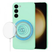 Husa MagSafe pentru Samsung Galaxy S23+ S916, Techsuit, SoftFlex, Verde