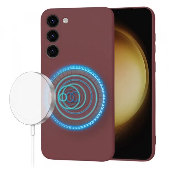 Husa MagSafe pentru Samsung Galaxy S23+ S916, Techsuit, SoftFlex, Visinie