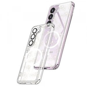Husa MagSafe pentru Samsung Galaxy S23+ S916, Techsuit, SparkleSkin, Transparenta
