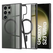 Husa MagSafe pentru Samsung Galaxy S23 Ultra S918, Techsuit, Pro, Neagra