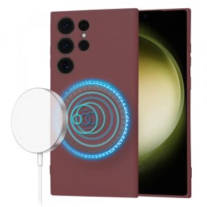 Husa MagSafe pentru Samsung Galaxy S23 Ultra S918, Techsuit, SoftFlex, Visinie