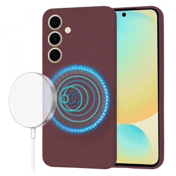 Husa MagSafe pentru Samsung Galaxy S24 FE S721, Techsuit, SoftFlex, Visinie