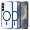 Husa MagSafe pentru Samsung Galaxy S24 S921, Techsuit, Luxury Crystal, Albastra