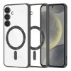 Husa MagSafe pentru Samsung Galaxy S24 S921, Techsuit, Luxury Crystal, Neagra