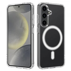 Husa MagSafe pentru Samsung Galaxy S24 S921, Techsuit, Pro, Transparenta