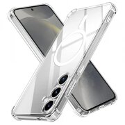 Husa MagSafe pentru Samsung Galaxy S24 S921, Techsuit, Shockproof, Transparenta