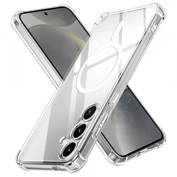 Husa MagSafe pentru Samsung Galaxy S24 S921, Techsuit, Shockproof, Transparenta