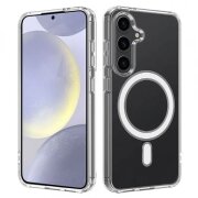 Husa MagSafe pentru Samsung Galaxy S24+ S926, Techsuit, Pro, Transparenta