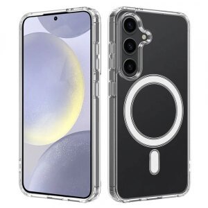 Husa MagSafe pentru Samsung Galaxy S24+ S926, Techsuit, Pro, Transparenta