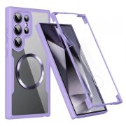 Husa MagSafe pentru Samsung Galaxy S24 Ultra S928, Techsuit, ColorVerse 360, Mov