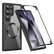 Husa MagSafe pentru Samsung Galaxy S24 Ultra S928, Techsuit, ColorVerse 360, Neagra