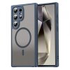 Husa MagSafe pentru Samsung Galaxy S24 Ultra S928, Techsuit, HaloFrost II, Bleumarin
