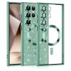 Husa MagSafe pentru Samsung Galaxy S24 Ultra S928, Techsuit, Luxury Glitter, Verde Deschis