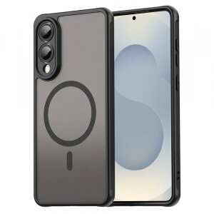 Husa MagSafe pentru Samsung Galaxy S25 Edge S937, Techsuit, HaloFrost II, Neagra