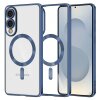 Husa MagSafe pentru Samsung Galaxy S25 Edge S937, Techsuit, Luxury Crystal, Albastra