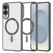 Husa MagSafe pentru Samsung Galaxy S25 Edge S937, Techsuit, Luxury Crystal, Neagra