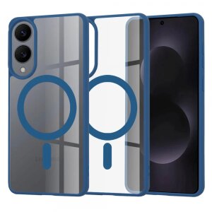 Husa MagSafe pentru Samsung Galaxy S25 Edge S937, Techsuit, Pro, Albastra