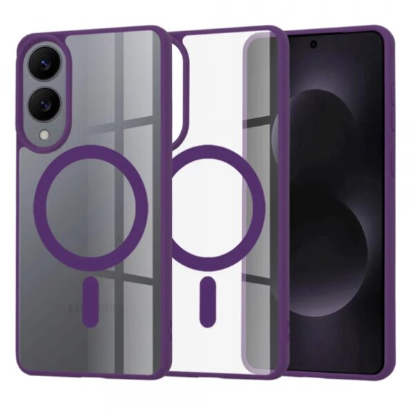 Husa MagSafe pentru Samsung Galaxy S25 Edge S937, Techsuit, Pro, Mov