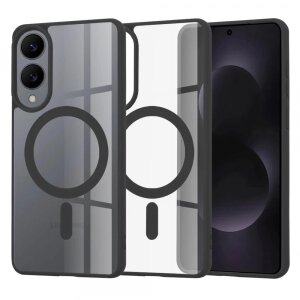 Husa MagSafe pentru Samsung Galaxy S25 Edge S937, Techsuit, Pro, Neagra