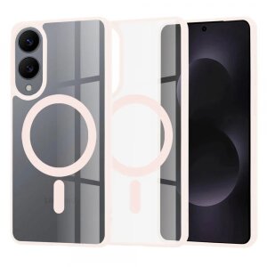 Husa MagSafe pentru Samsung Galaxy S25 Edge S937, Techsuit, Pro, Roz