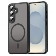 Husa MagSafe pentru Samsung Galaxy S25 S931, Techsuit, HaloFrost II, Neagra