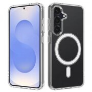 Husa MagSafe pentru Samsung Galaxy S25 S931, Techsuit, Pro, Transparenta