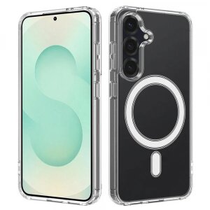 Husa MagSafe pentru Samsung Galaxy S25+ S936, Techsuit, Pro, Transparenta