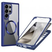Husa MagSafe pentru Samsung Galaxy S25 Ultra S938, Techsuit, ColorVerse 360, Albastra
