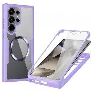 Husa MagSafe pentru Samsung Galaxy S25 Ultra S938, Techsuit, ColorVerse 360, Mov