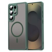 Husa MagSafe pentru Samsung Galaxy S25 Ultra S938, Techsuit, HaloFrost II, Verde