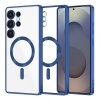 Husa MagSafe pentru Samsung Galaxy S25 Ultra S938, Techsuit, Luxury Crystal, Albastra