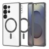 Husa MagSafe pentru Samsung Galaxy S25 Ultra S938, Techsuit, Luxury Crystal, Neagra