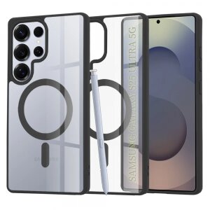 Husa MagSafe pentru Samsung Galaxy S25 Ultra S938, Techsuit, Pro, Neagra