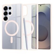 Husa MagSafe pentru Samsung Galaxy S25 Ultra S938, Techsuit, Pro, Roz