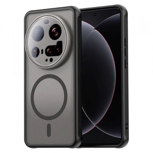 Husa MagSafe pentru Xiaomi 15 Ultra, Techsuit, HaloFrost II, Neagra