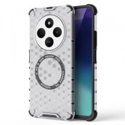 Husa MagSafe pentru Xiaomi Poco C75 / Redmi 14C, Techsuit, HoneyComb Shield, Alba