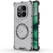 Husa MagSafe pentru Xiaomi Poco X7 / Note 14 Pro 5G, Techsuit, HoneyComb Shield, Alba