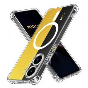 Husa MagSafe pentru Xiaomi Poco X7 Pro, Techsuit, Shockproof, Transparenta